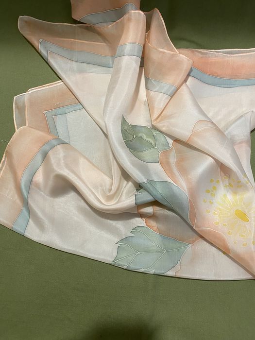 Дамски  шал естествена коприна