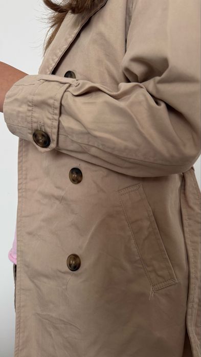Trench fetite bej