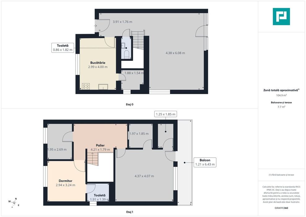 Casă Terraced / Townhouse, 120 mp utili, Sânmartin