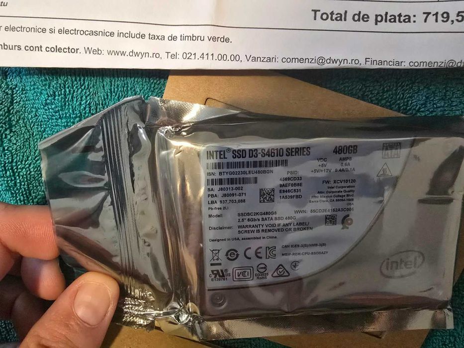Vand SSD-uri M.2 si S-ATA noi