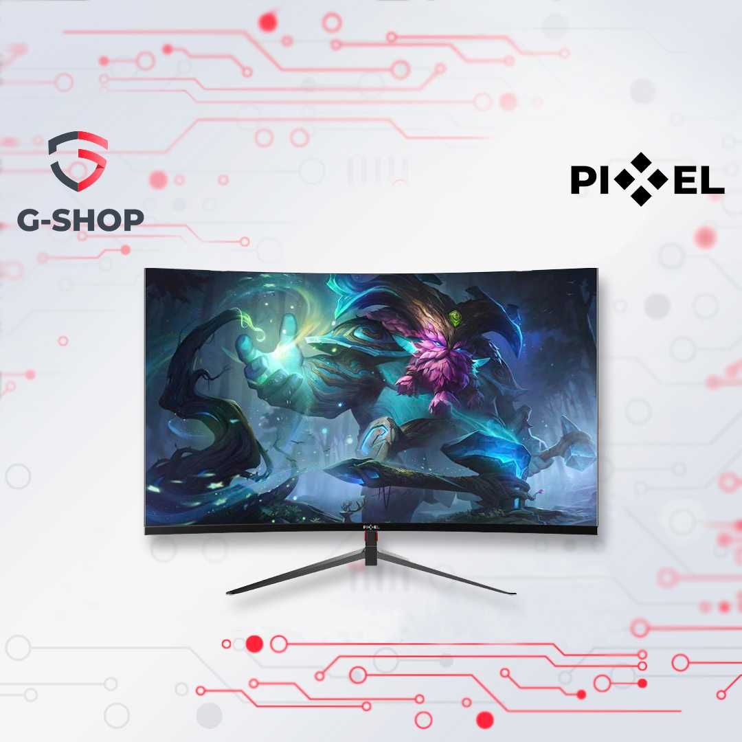 (СУПЕР ЦЕНА) Игровой изогнутый монитор 200Hz FHD Pixel PXG27CU VA: 145 ...