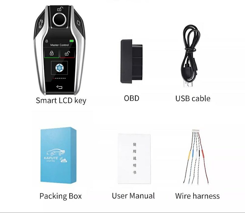 Chei LCD smart universale TK900/CF618/CF920 pt. AUDI, BMW, OPEL,VW,etc