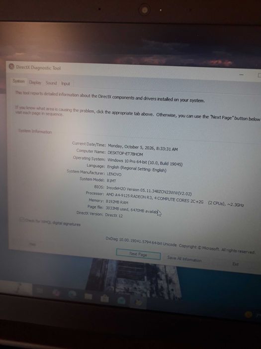Lenovo an 2022 A4 gen 9 ssd si ddr4 15.6 baterie 2 ore