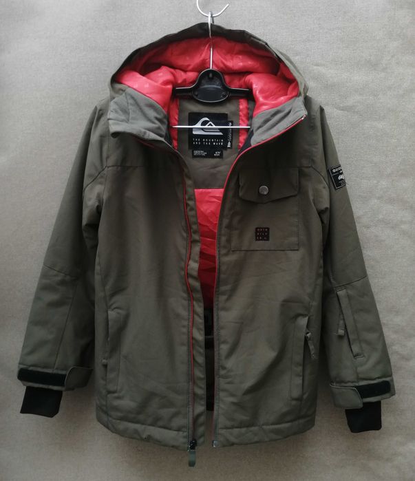 Детско зимно яке за игри в снега, ски и сноуборд Quiksilver 10K #S/8г.