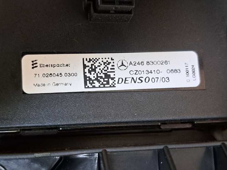 Aeroterma Bloc Climatizare Carcasa Incalzire PTC Mercedes B-Class W246 A2468302002