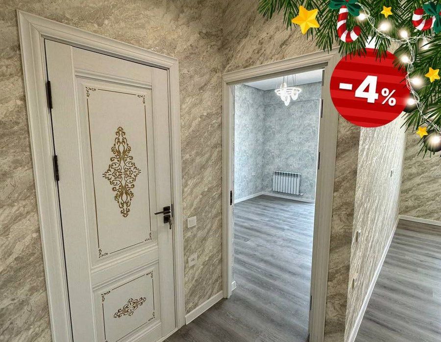 НОВОГОДНИЕ СКИДКИ Евро 2х комнатная квартира 43 м2 метро Олмос