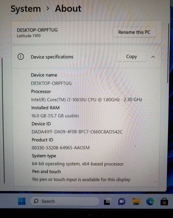 Dell Latitude Carbon Business Edition 7410