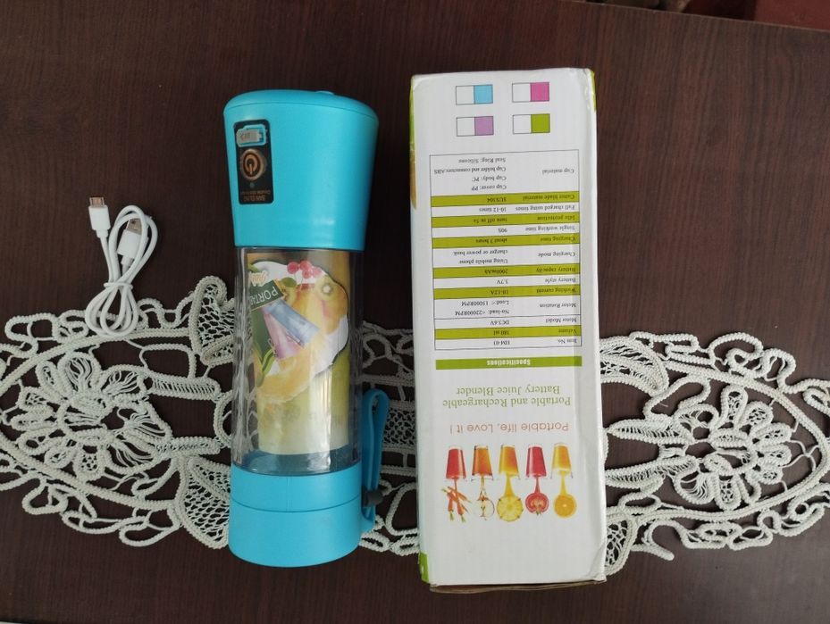 Vând blender portabil nou, nefolosit