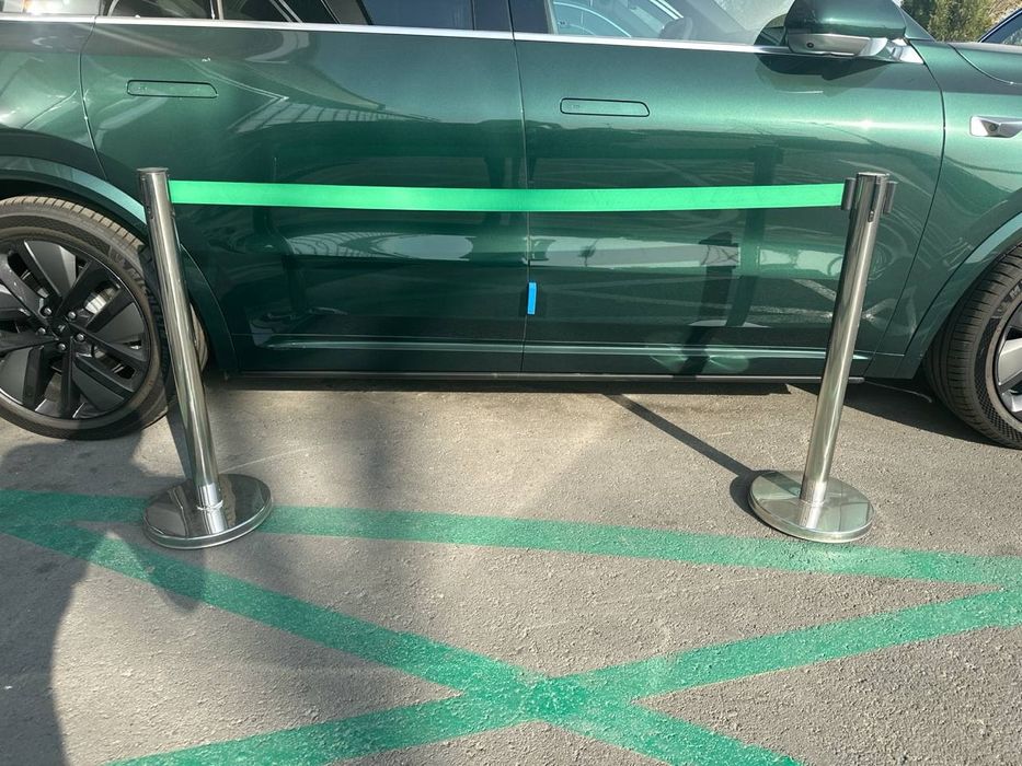13$ Барьер ограждения парковочные стойки ленточный авто парковка столб