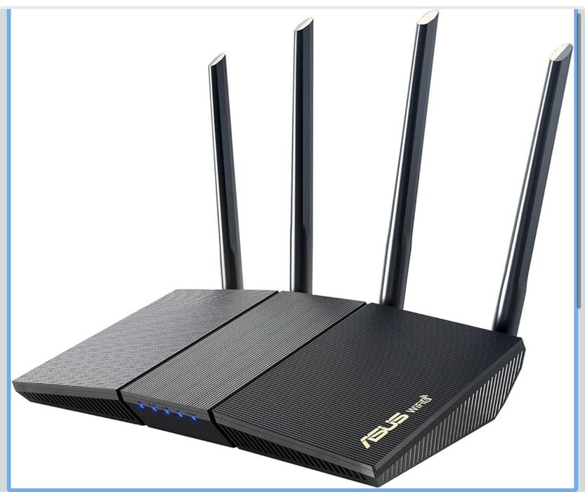 Wifi router Asus RT-AX1800S Wi-Fi 6  Поддерживает 2.4 ГГц + 5 ГГц