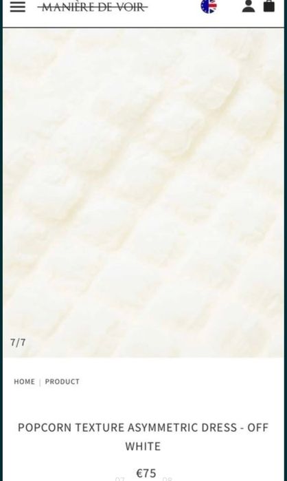 Maniere De Voir - Rochie noua popcorn - xs/34 EU