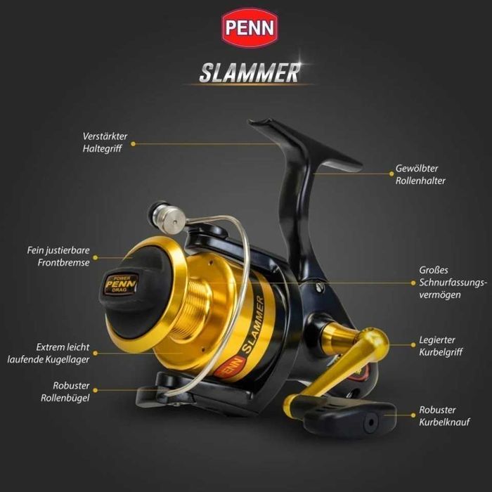 Set 4 Mulinete PENN 760 SLAMMER Classic Reel Box