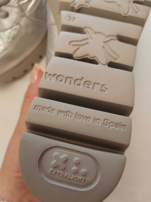 Pantofi sneakers Wonders A-2416 ExtraLight, noi, mărimea 37