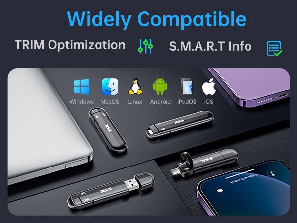 Ssd extern stocare date rapid 2TB SSk SD320 USB C up to 2000MB/s