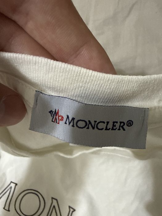 Moncler бяла тениска – нова, размер M (fit S)
