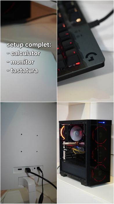 PC, monitor, tastatura (3 în 1)