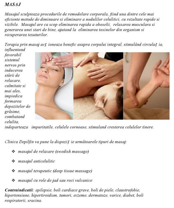 Masaj medical/Kinetoterapeut cu experienta