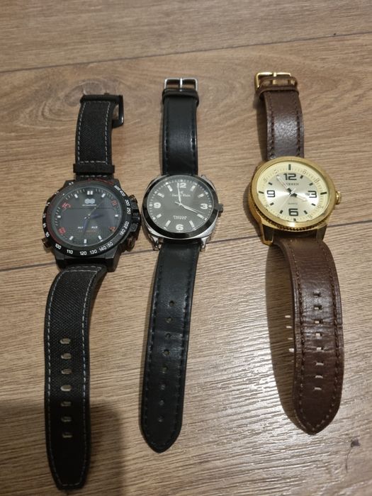 2 ceasuri - curea neagra - 80 ron ambele