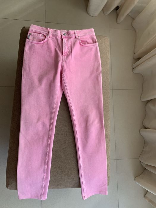 Blugi Balenciaga Pink Skinny - Mărime etichetă 32 (Se potrivesc M)