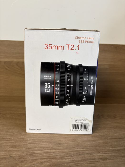 Obiectiv Cinematic Meike 35mm T2.1 S35 Prime, Montura PL - Nou!