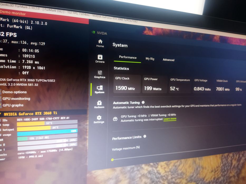 PC gaming intel rtx3060