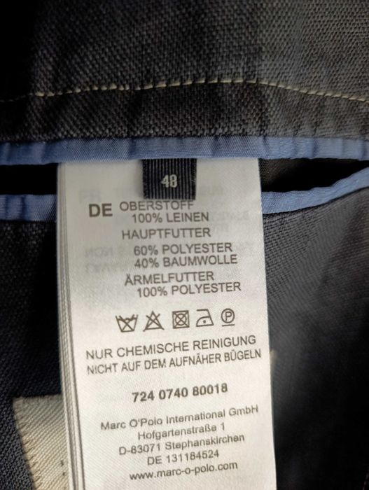 Продам льняной пиджак M'OPolo.
