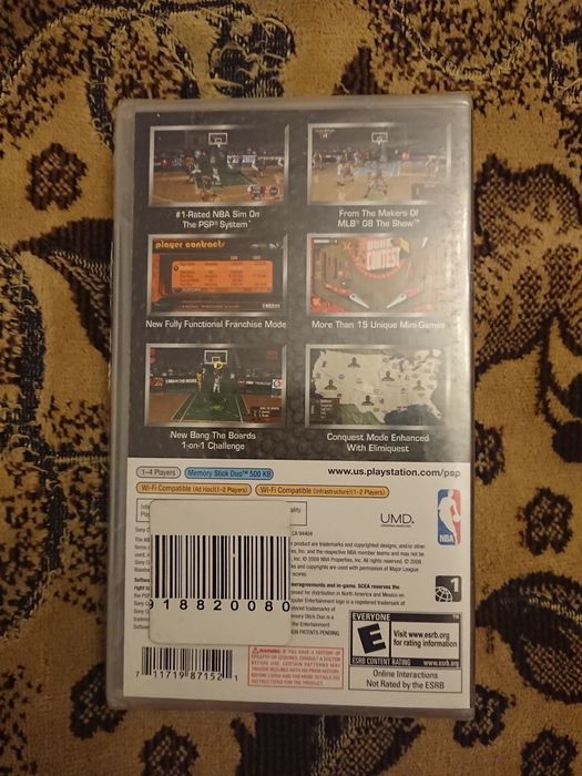 Видеоигра NBA 09 The Inside (PSP)