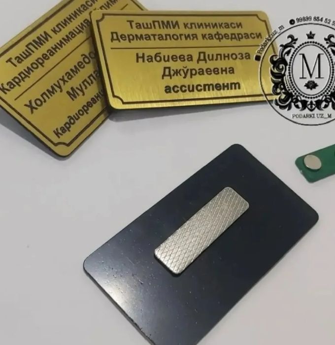 Tablichka xar qanday yozuv qilib beramiz