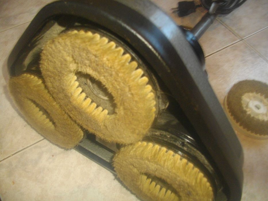 СССР Руска Ел. Машина Полиране Почистване Паркет  с 3 глави+1 ЭПМ-2