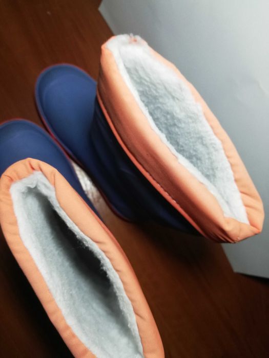 Детски гумени ботуши с подплата