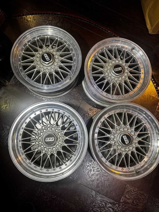 18-инчови джанти BBS, спортен пакет, полирани и в добро състояние. 5x120