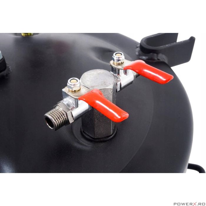 Pistol de vopsit pneumatic cu vas sub presiune separat de 10 litri,