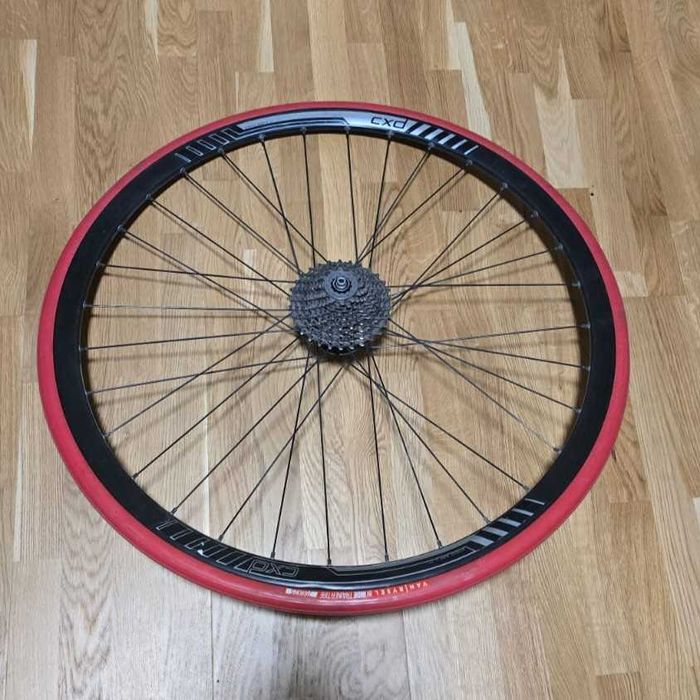 Roată bicicletă home trainer - set jantă cursieră