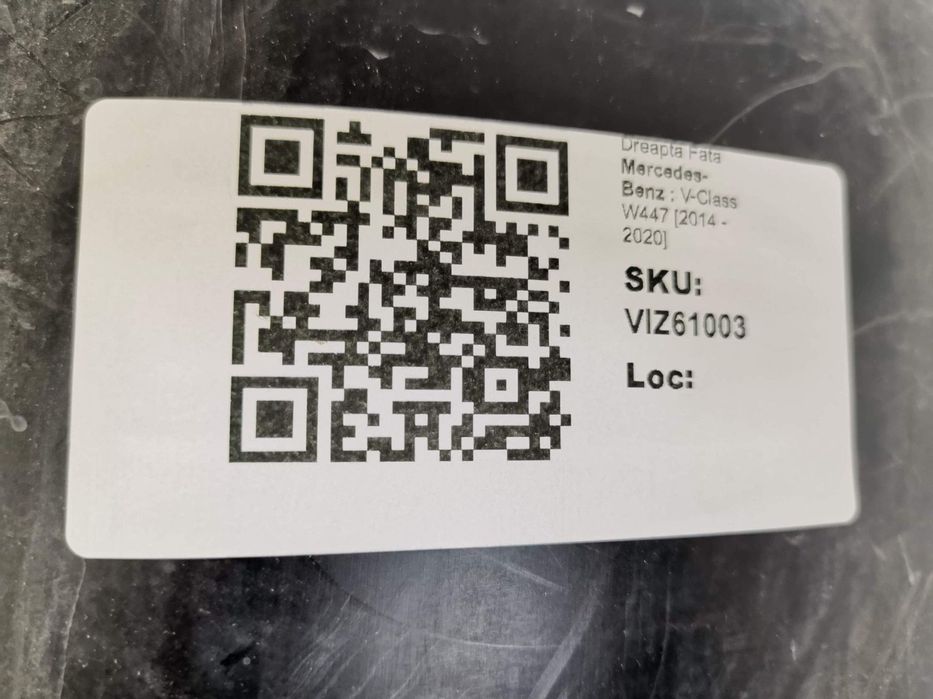 Carenaj Dreapta Fata Mercedes-Benz V-Class W447 2014 2015 2016 2017 20