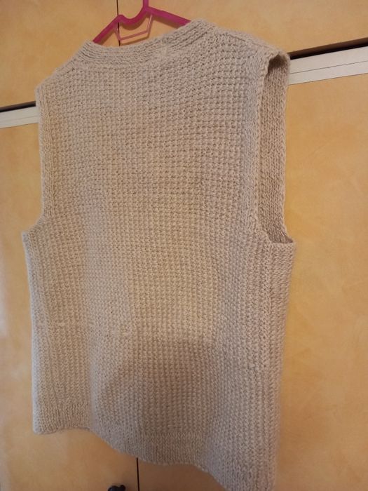 Vesta lână naturala oaie.