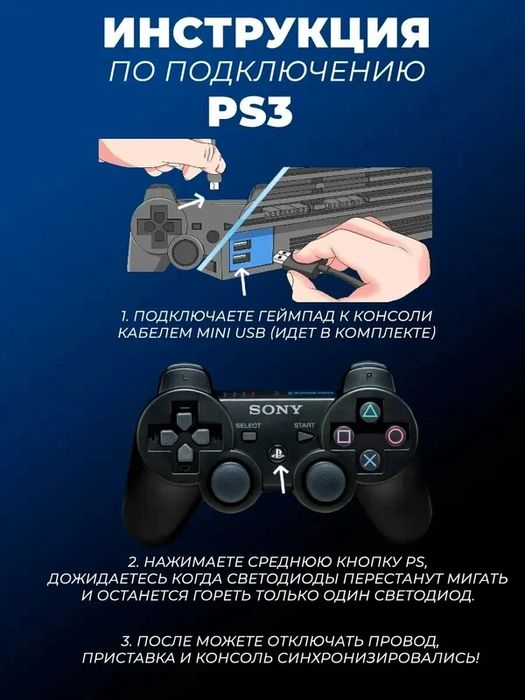 ГЕЙМПАД PS3 Sony org
