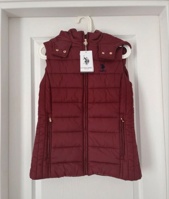 Vesta cu gluga USPA Polo marime 34 / xs noua