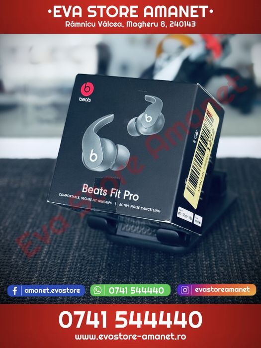 Casti True Wireless In-Ear BEATS Fit Pro Sage Gray Noise Cancelling