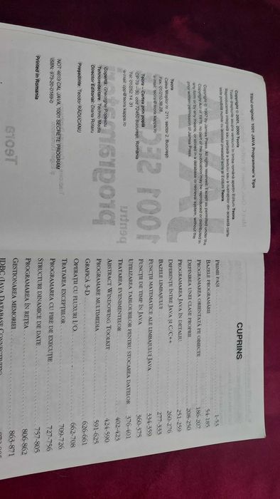 Carte Java 1001 Secrete pentru programatori