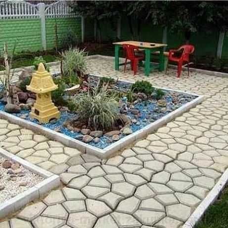 Oтливка на градински павета, пътека, настилка, декорация 40x40x4,5 см