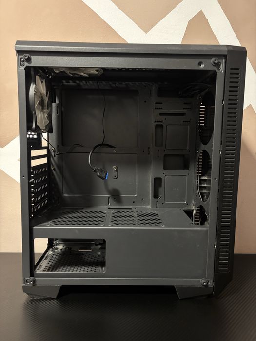 Carcasă PC Spacer H3X Mid Tower | Panou sticlă | 2 ventilatoare | ATX