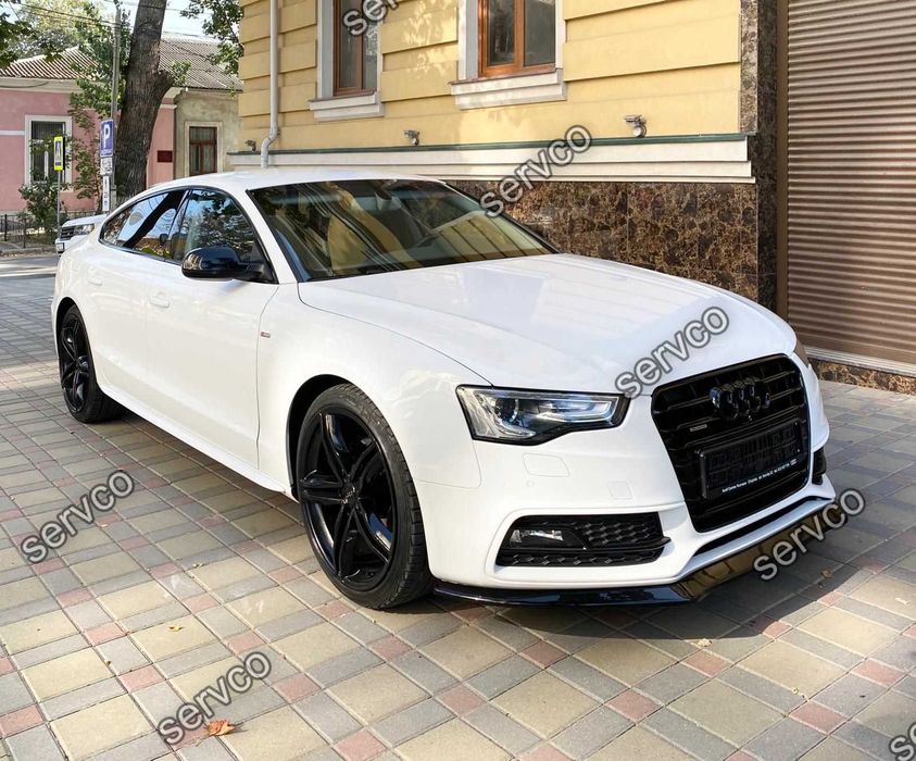 Prelungire fata lip Audi A5 8T SLINE S5 Facelift 2011-2015 v1 Maxton