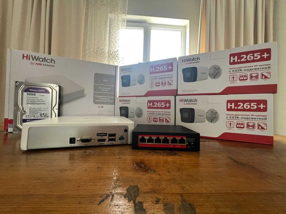 Комплект  IP-видеонаблюдение