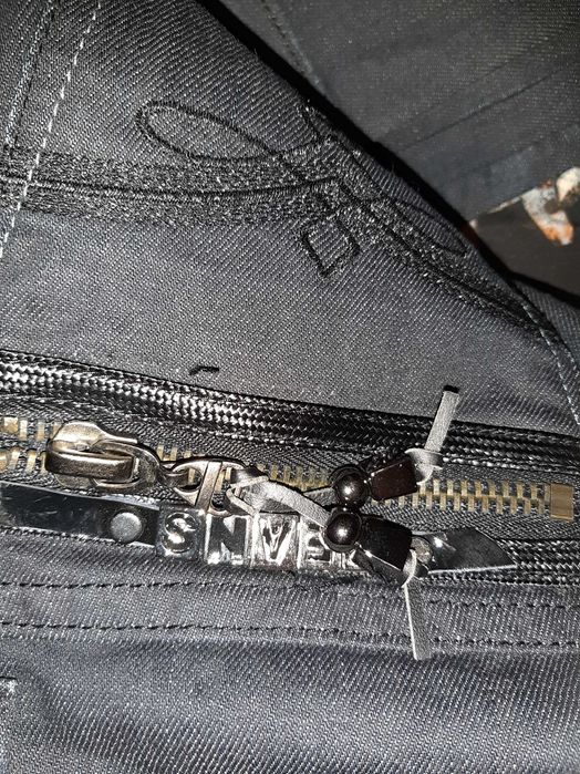 Blugi negri cu accesoriu stil bijuterie NOU+eticheta TRANSPORT GRATUIT