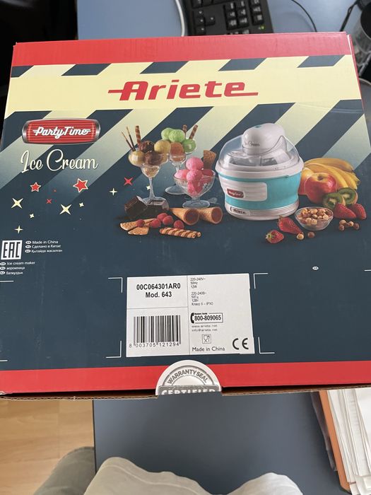 Ice cream maker Ariete Party Time 0643