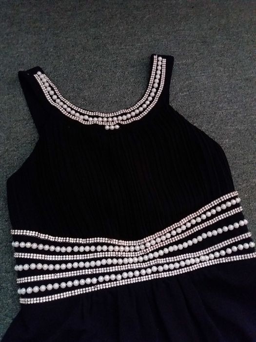 Дълга черна рокля М - 25 лв