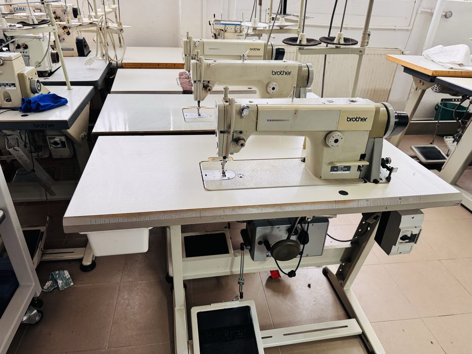 Masina de cusut liniar Brother automata cu taiere ata model japonez