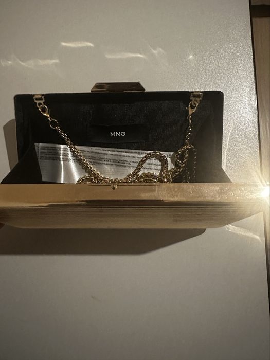 Мини вечерна чанта MANGO