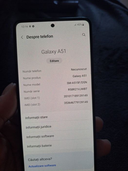 Samsung A51 stare buna