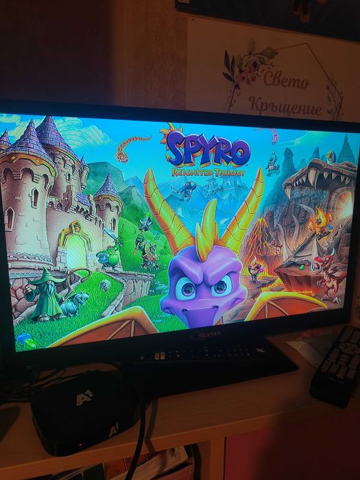 1Г Гаранция ! PlayStation 4 PS4 Pro 1TB SW 9.60 Sony плейстейшън игра